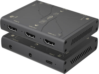 4K Video Capture Card, Stream and Record in 4K30 HDR10,1080P120 with Ultra-Low Latency on PS5, Ps4/Pro, Xbox Series X/S, Xbox One X/S,Switch/Oled, Steam Deck,Camera in OBS and More