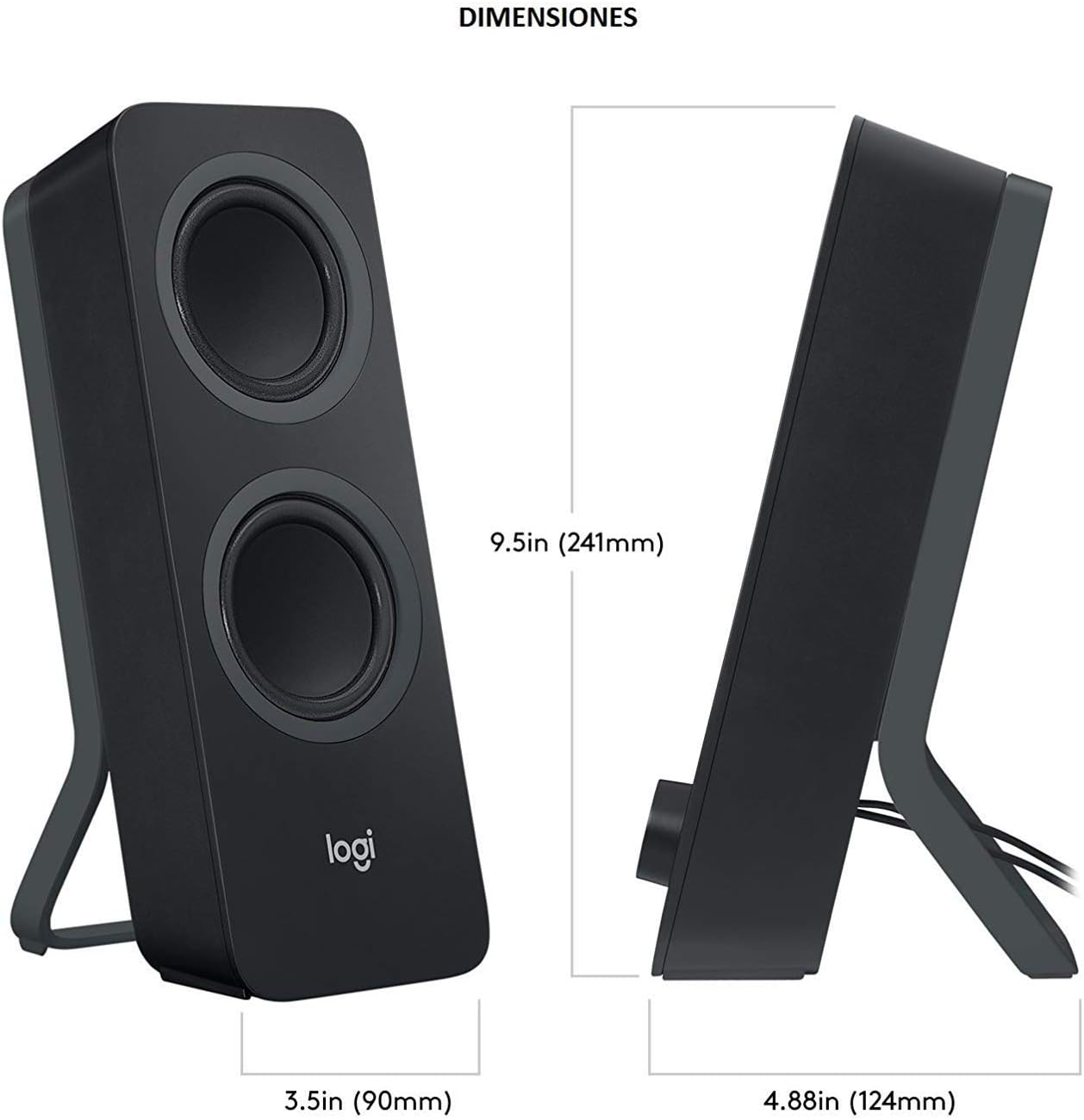 Z207 2.0 Stereo Computer Speakers with Bluetooth