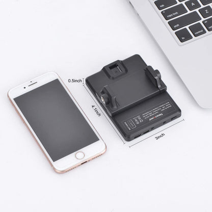 60 LED High Power Rechargeable Clip Fill Video Conference Light with Front & Back Clip, Adjusted 3 Light Modes for Phone, Iphone, Android, Ipad, Laptop, for Makeup, Tiktok, Selfie, Vlog