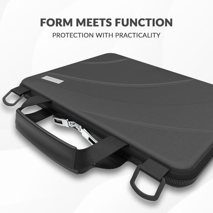 13-14 Inch Protective Always-On Chromebook Hard Case with Adjustable Shoulder Strap and Carrying Handles