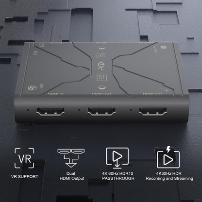 4K Video Capture Card, Stream and Record in 4K30 HDR10,1080P120 with Ultra-Low Latency on PS5, Ps4/Pro, Xbox Series X/S, Xbox One X/S,Switch/Oled, Steam Deck,Camera in OBS and More