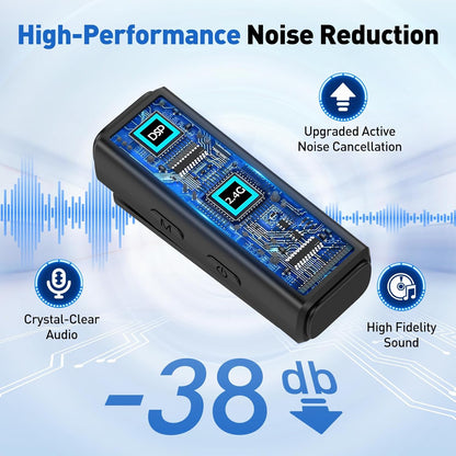 USB C Wireless Lavalier Microphone for Android, PC, Laptop, Iphone 15/16, USB Microphone with Noise Cancellation, Lapel Mic Wireless for Video Recording, Vlog, Youtube, Tiktok
