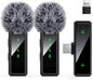 USB C Wireless Lavalier Microphone for Android, PC, Laptop, Iphone 15/16, USB Microphone with Noise Cancellation, Lapel Mic Wireless for Video Recording, Vlog, Youtube, Tiktok