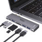 USB C Adapter for Macbook Pro/Air M1 M2 M3 2021 2020 2019 13" 15" 16", 6 in 1 USB-C Hub Macbook Pro Accessories with 3 USB 3.0 Ports,Usb C to SD/TF Card Reader and 100W Thunderbolt 3 PD Port
