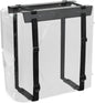 Under-Desk and Wall Mount PC Adjustable Strap and Steel Bracket Holder, Computer Case Carrier, Black, MOUNT-PC02S