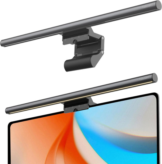 Monitor Light Bar, Computer Monitor Lamp, 250LM No Glare Eye-Care LED Screen Bar, Touch Control USB Reading Desk Lamp for Home Office Work, Stepless Dimming Adjustable Color Temperature