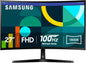 27" Essential S3 (S36GD) Series FHD 1800R Curved Computer Monitor, 100Hz, Game Mode, Advanced Eye Comfort, HDMI and D-Sub Ports, LS27D366GANXZA, 2024