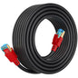 Cat 8 Ethernet Cable 50 Ft, 6Ft 10Ft 20Ft 30Ft 40Ft 75Ft 100Ft 150Ft Heavy Duty High Speed Internet Network Cable 26AWG 40Gbps 2000Mhz,Professional LAN Cable Shielded in Wall,Indoor&Outdoor