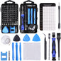Precision Screwdriver Sets 124-Piece Computer Tool Kit with 101 Bits Magnetic, Electronics Repair Tool Kit for Iphone, Macbook, Laptop, PC, Tablet, PS4, Xbox, Nintendo, Game Console