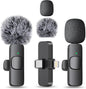 Professional Wireless Lavalier Lapel Microphone for Iphone, Ipad - Cordless Omnidirectional Condenser Recording Mic for Interview Video Podcast Vlog Youtube