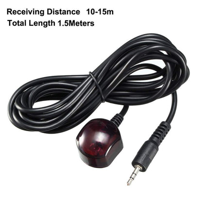 IR Receiver Cable 10FT Infrared Remote Control Extender Repeater Cable with 3.5Mm Jack Plug IR Emitter for Spectrum Motorola Arris Xfinity Comcast Verizon Fios Other STB - Set Top Boxes, 2-Pack