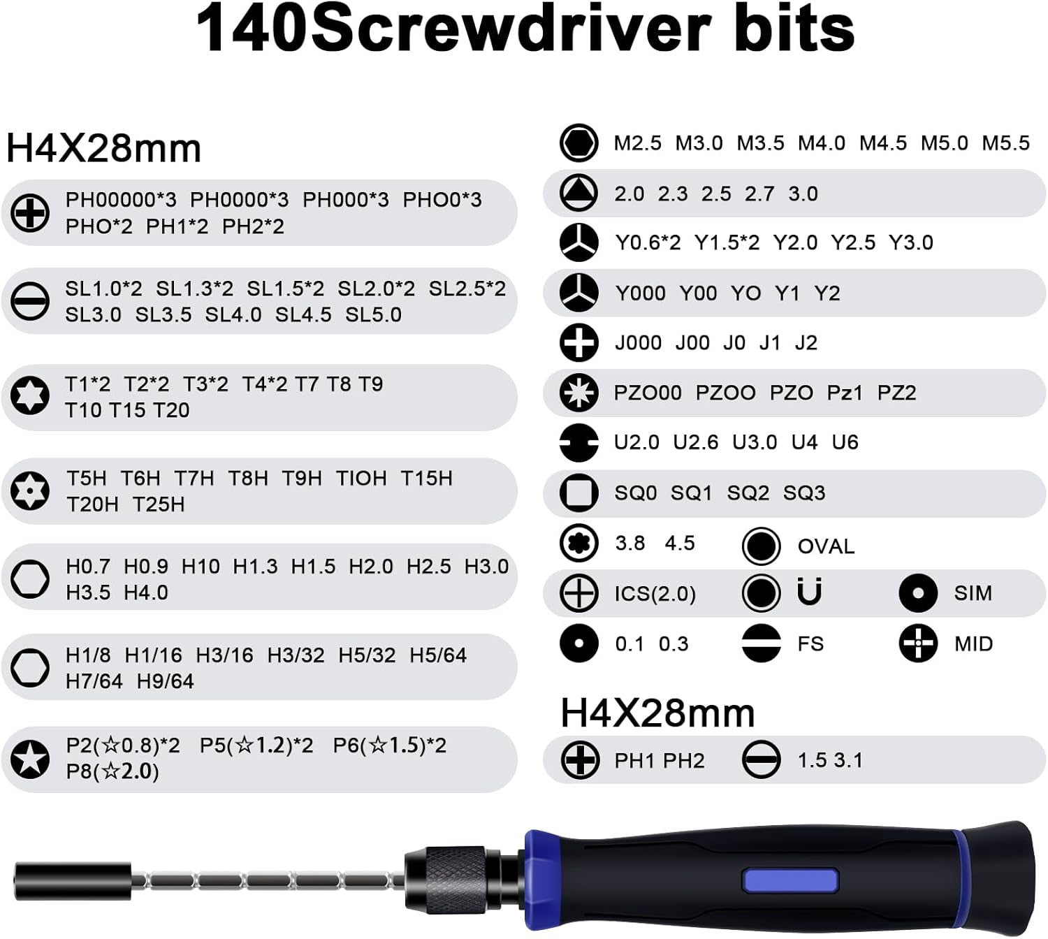 Precision Screwdriver Set, 152 in 1 Small Magnetic Screwdriver Set with Case, Electronic Repair Tool Kit for Computer, Laptop, Iphone, Macbook, PC,PS4/PS5, Xbox Controller, Jewelers, Glasses