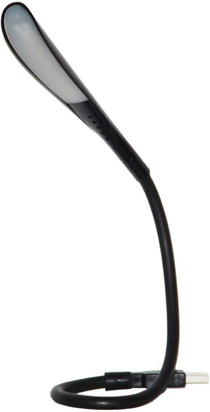 USB Reading Lamp with 14 Leds Dimmable Touch Switch and Flexible Gooseneck for Notebook Laptop, Desktop, PC and MAC Computer + On/Off Setting (14 LED, Black)