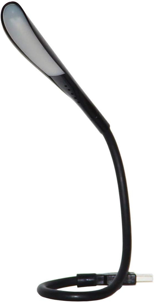 USB Reading Lamp with 14 Leds Dimmable Touch Switch and Flexible Gooseneck for Notebook Laptop, Desktop, PC and MAC Computer + On/Off Setting (14 LED, Black)