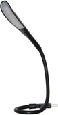 USB Reading Lamp with 14 Leds Dimmable Touch Switch and Flexible Gooseneck for Notebook Laptop, Desktop, PC and MAC Computer + On/Off Setting (14 LED, Black)