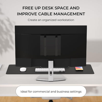 Universal Wall and VESA Mount, Adjustable Strap for Small Computers, UPS Units, Cable Boxes, Modems and Other Electronic Devices, Mounts on the Wall or Back of a Computer Monitor