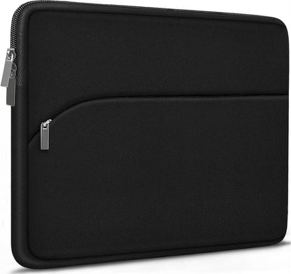 Laptop Sleeve Case 15.6 Inch, Durable Portable Monitor Protective Cover with Front Pocket, Traveling Computer Carrying Bag Laptop Sleeve Compatible for HP, Dell, Asus, Lenovo, Black