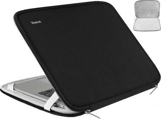 Laptop Sleeve, 15.6 Inch, Durable Shockproof Protective Cover, Compatible with HP, ASUS, Lenovo, Acer, Notebook, Computer, Black