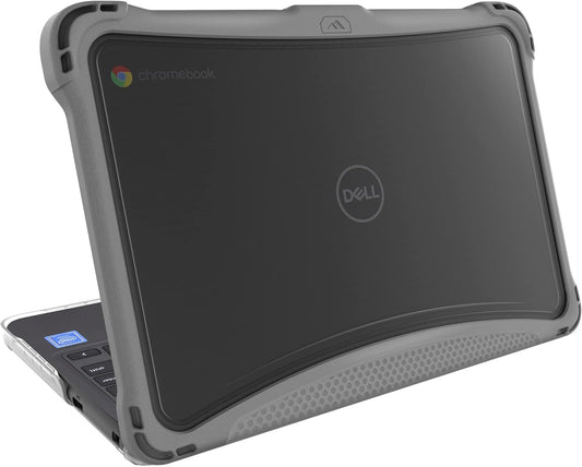 EXO Hard Shell Laptop Case ONLY Fits Dell 3110/3100 11 Inch Chromebook Clamshell- Protective Cover for Kids Devices in School and at Home, Office or Personal Use-Gray.