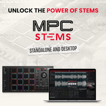 MPC Studio MIDI Controller Beat Maker with 16 Velocity Sensitive RGB Pads, Full MPC 2 Software, Assignable Touch Strip & LCD Display