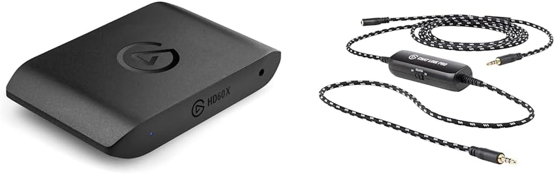 HD60 X External Capture Card & Chat Link Pro – Audio Adapter, for PS5, PS4, Nintendo Switch, Capture Voice Chat, Gameplay Sound, Extra Long Cable