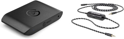 HD60 X External Capture Card & Chat Link Pro – Audio Adapter, for PS5, PS4, Nintendo Switch, Capture Voice Chat, Gameplay Sound, Extra Long Cable