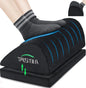 Foot Rest for under Desk at Work, Footrest with Warm Plush Feet Pocket, Ergonomic 2 Adjustable Heights Foot Stool, under Desk Footrests, for Office Desks & Chair - Back & Leg Pain Relief