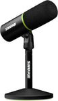 MV6 Gaming Microphone, Dynamic USB PC Mic for Video Games & Streaming - Desktop Stand, Background Noise Cancellation, Tap-To-Mute & 3.5Mm Output for Real-Time Headphone Monitoring