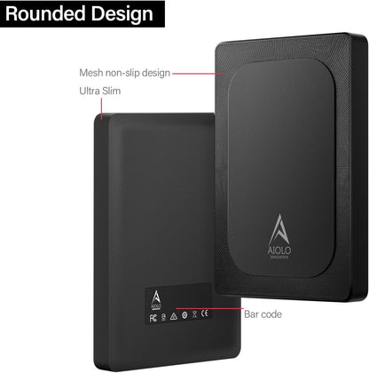 4TB External Hard Drive Ultra Slim Portable HDD-USB 3.0 for PC, Mac, Laptop, PS4, Xbox One,Xbox 360 Model A4