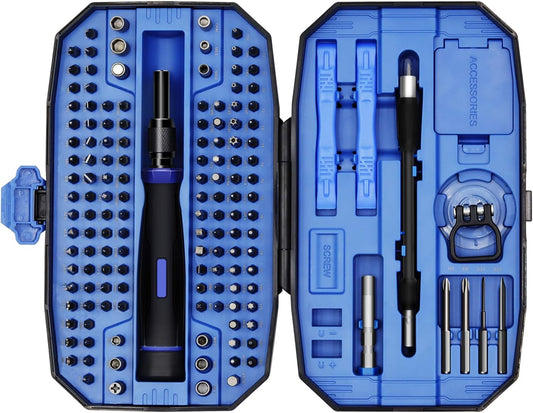 Precision Screwdriver Set, 152 in 1 Small Magnetic Screwdriver Set with Case, Electronic Repair Tool Kit for Computer, Laptop, Iphone, Macbook, PC,PS4/PS5, Xbox Controller, Jewelers, Glasses